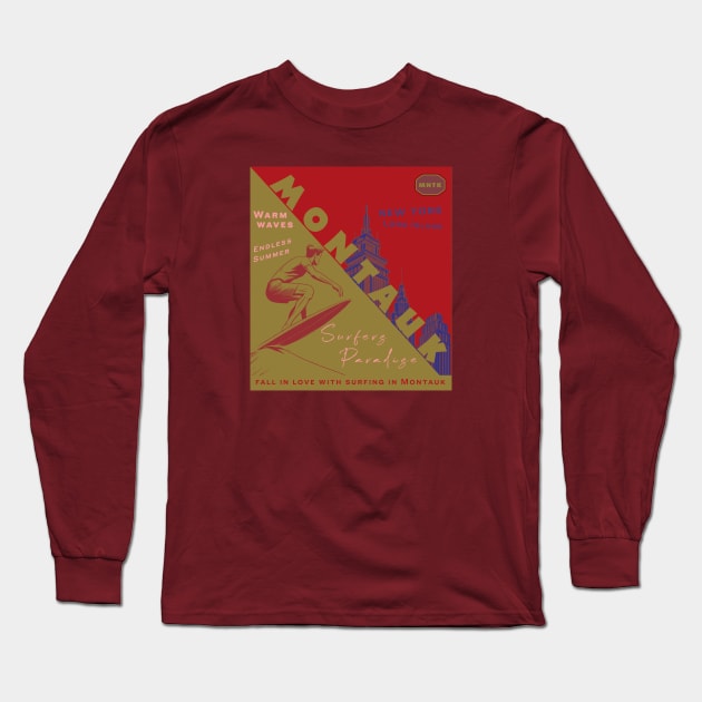 Montauk long island Long Sleeve T-Shirt by Alexander Luminova